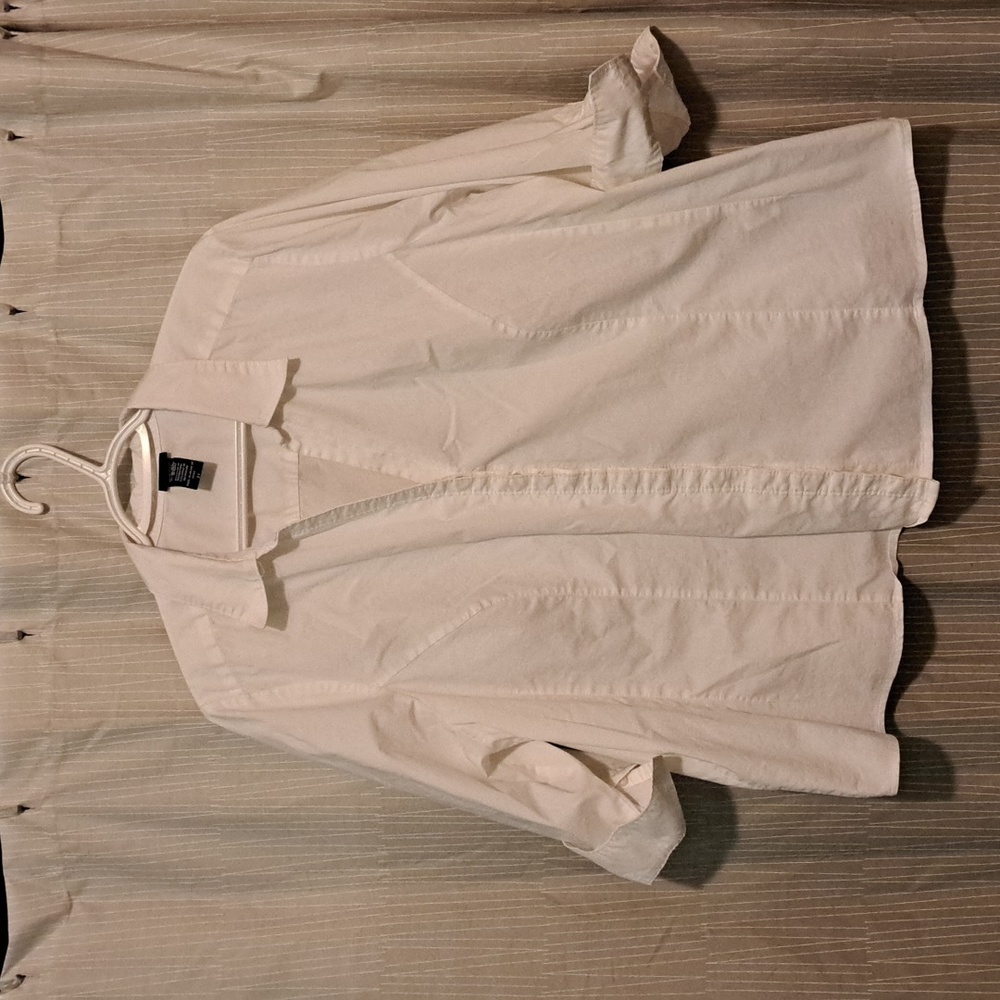 ‼️ White Button Up Dress Shirt sz 2X